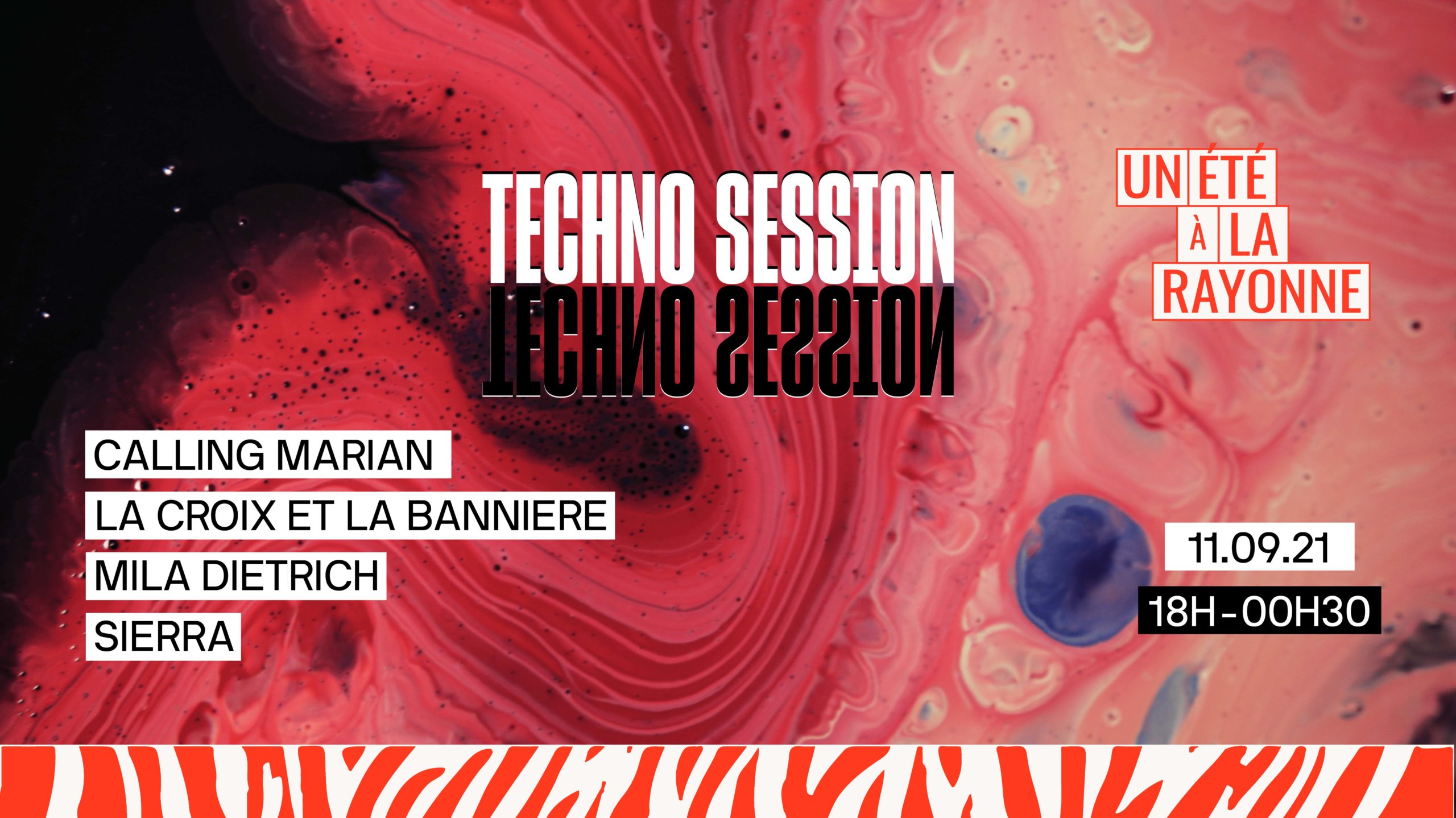 Techno Session le 11 septembre à La Rayonne (Villeurbanne)