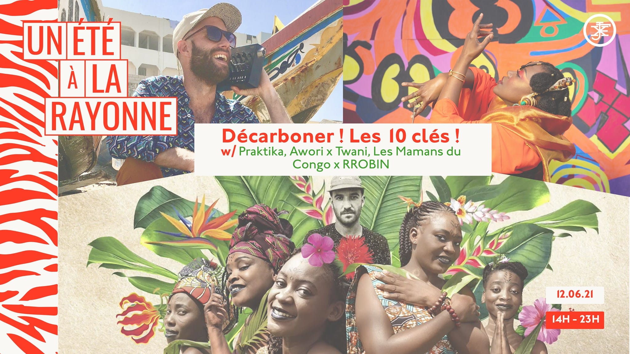 Décarboner l'événementiel, Praktika, Awori, Twani, Les Mamans du Congo, RROBIN