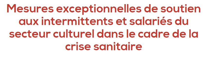 Enfin une bonne nouvelle pour les intermittents