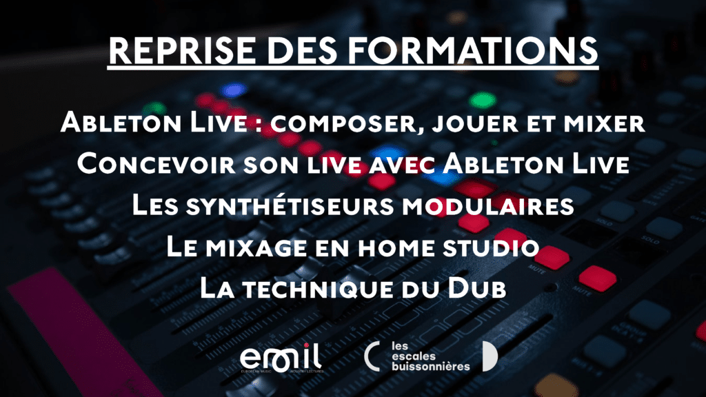 Les formations musique reprennent à l’E.M.I.L