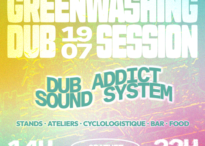 Greenwashing dub session, dub addict sound system, station mue, anniversaire jarring, open air